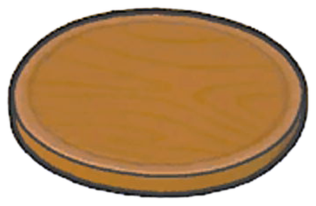 Wooden plate
