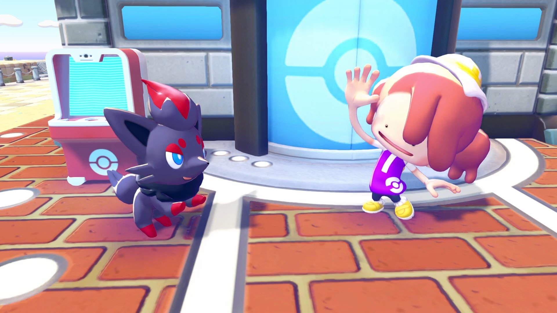 Zorua's Hide-and-Sneak Contest in Pokemon Pokopia