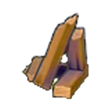 Broken timber