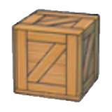 Wooden crate x2